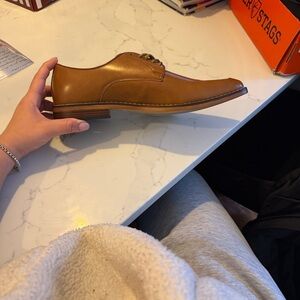 Steve Madden Brown Leather Derbys